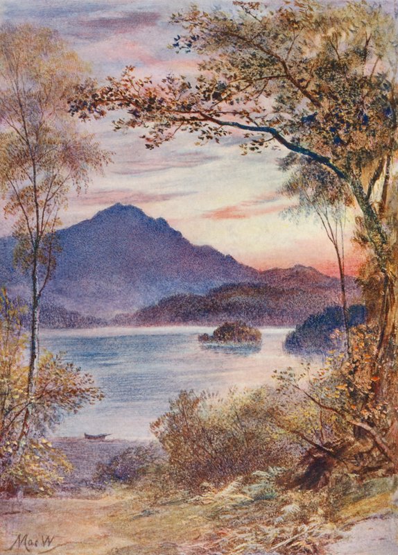 Ben Venue e i Trossachs da John (after) MacWhirter