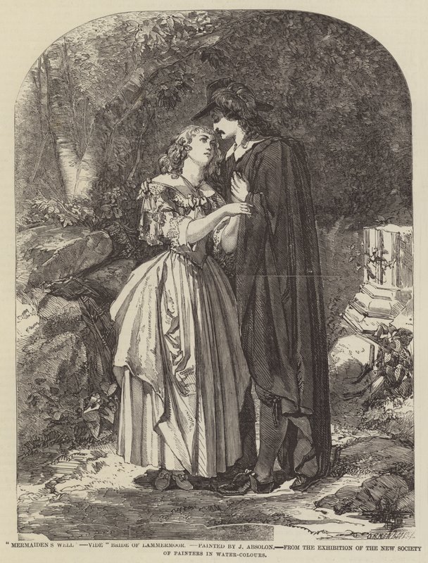 Pozzo della sirena, vedi La sposa di Lammermoor da John Absolon