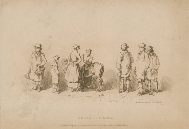Figure rustiche da John Augustus Atkinson