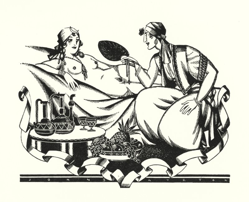 Illustrazione per Don Giovanni di Lord Byron da John Austen