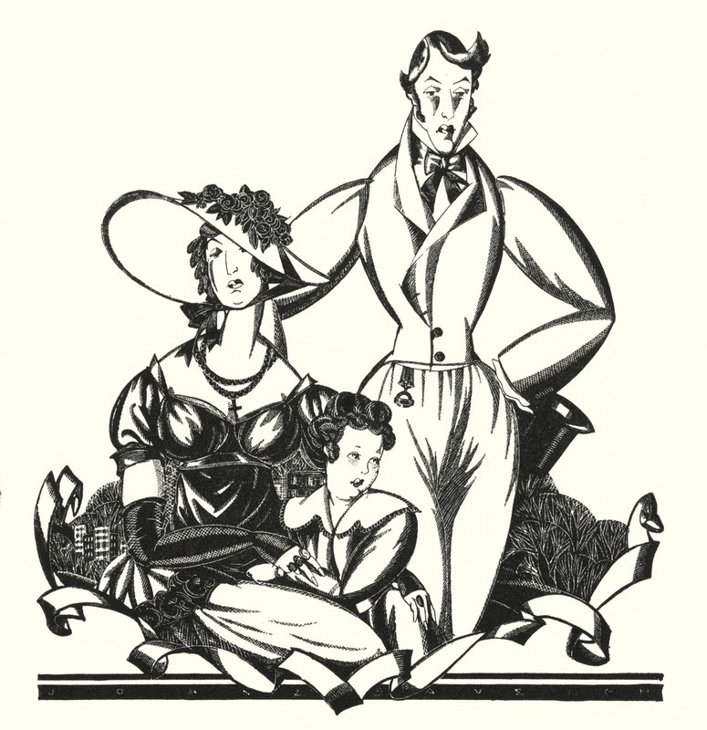 Illustrazione per Don Giovanni di Lord Byron da John Austen