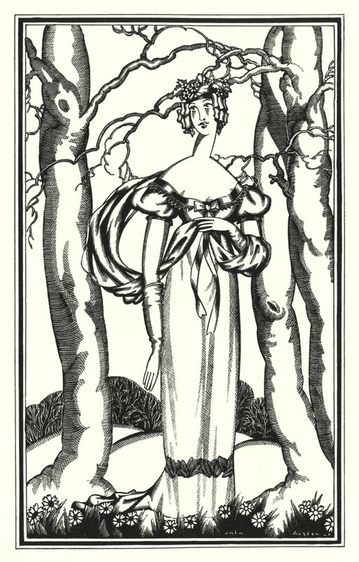 Illustrazione per Don Giovanni di Lord Byron: Lady Adeline, Mia Diana degli Efesini da John Austen