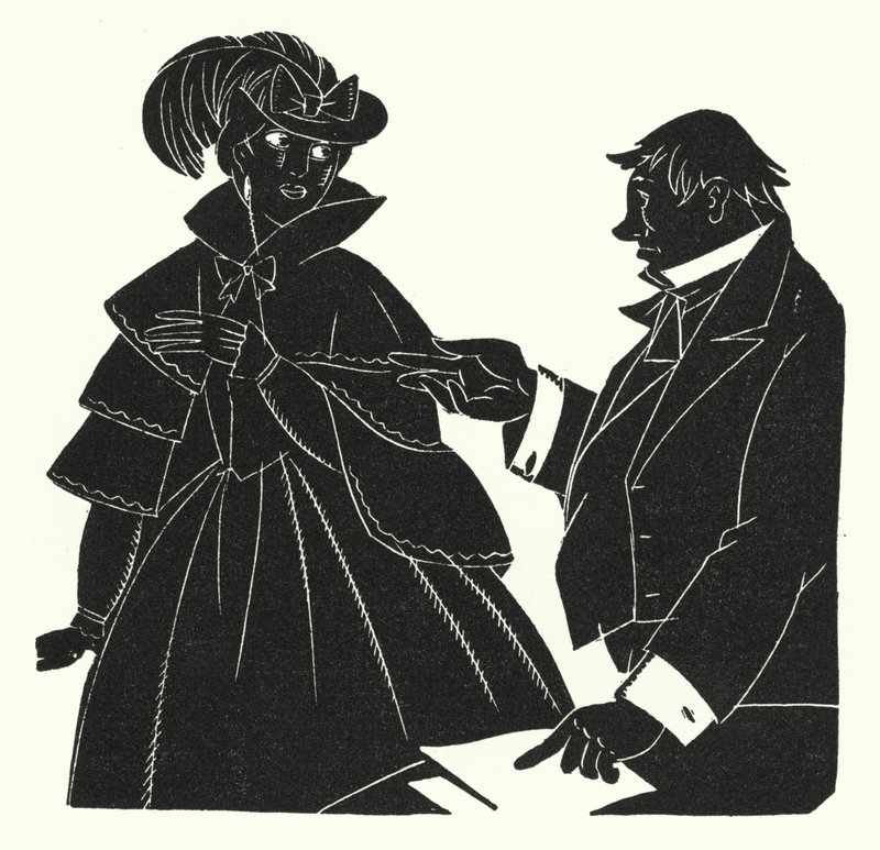 Illustrazione per Madame Bovary di Gustave Flaubert da John Austen