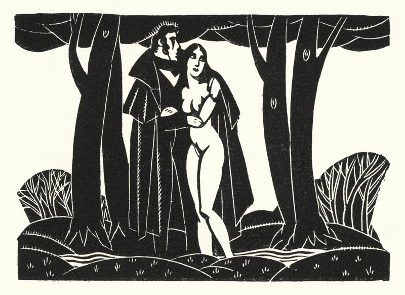 Illustrazione per Madame Bovary di Gustave Flaubert da John Austen