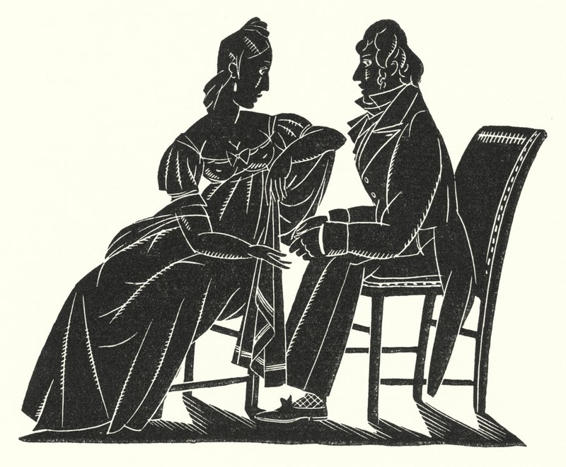 Illustrazione per Madame Bovary di Gustave Flaubert da John Austen