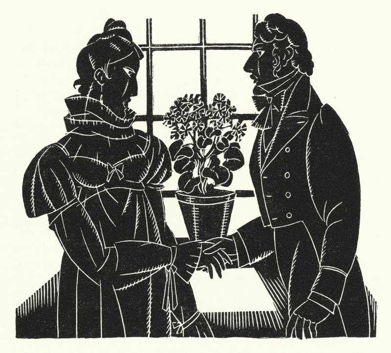 Illustrazione per Madame Bovary di Gustave Flaubert da John Austen