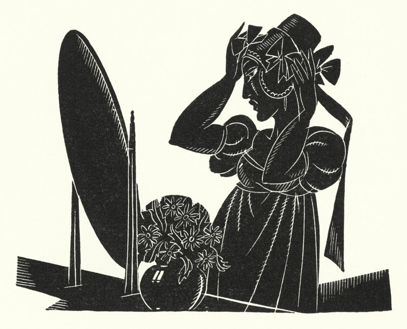 Illustrazione per Madame Bovary di Gustave Flaubert da John Austen