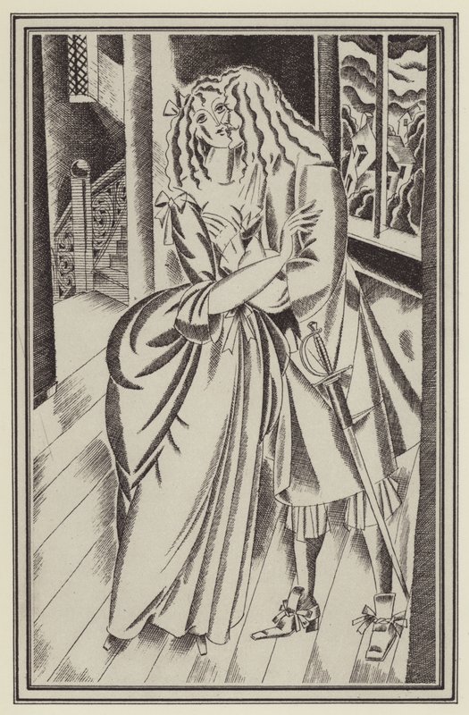 Illustrazione per Moll Flanders di Daniel Defoe da John Austen