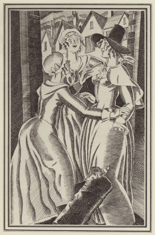 Illustrazione per Moll Flanders di Daniel Defoe da John Austen