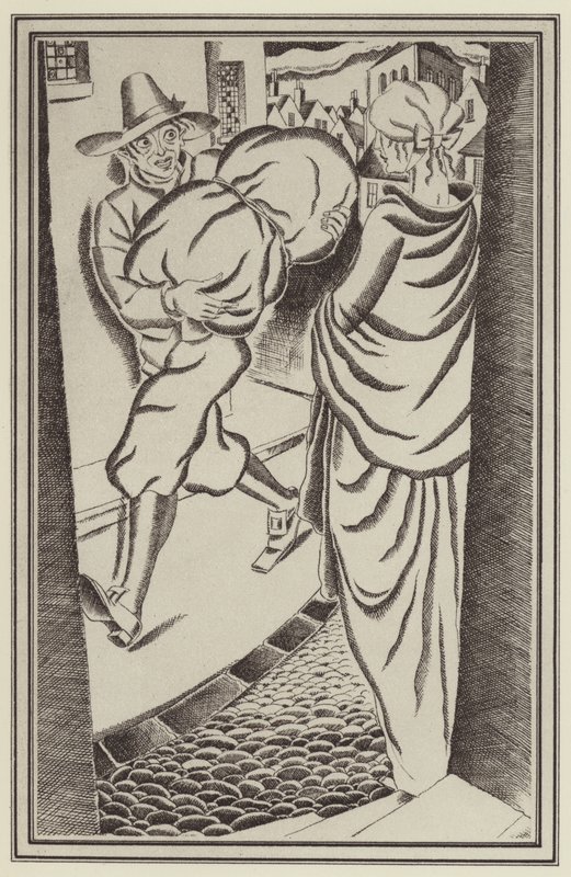 Illustrazione per Moll Flanders di Daniel Defoe da John Austen