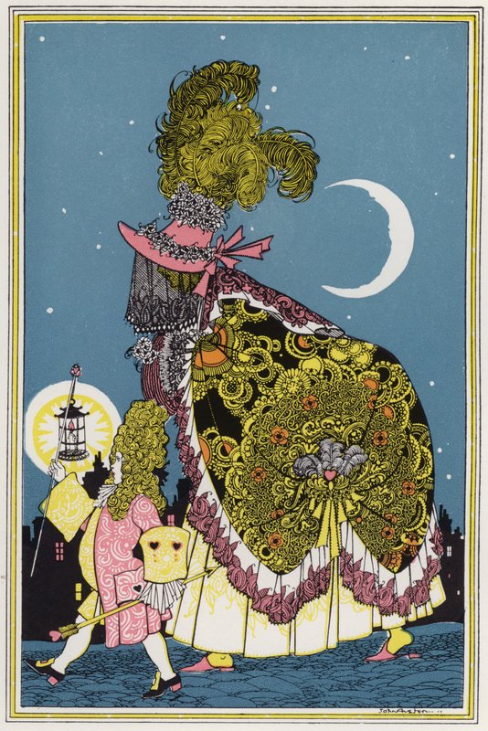 Illustrazione per "Rogues In Porcelain", Una miscellanea di poesie del XVIII secolo da John Austen