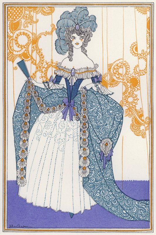 Illustrazione per "Rogues In Porcelain", Una miscellanea di poesie del XVIII secolo da John Austen