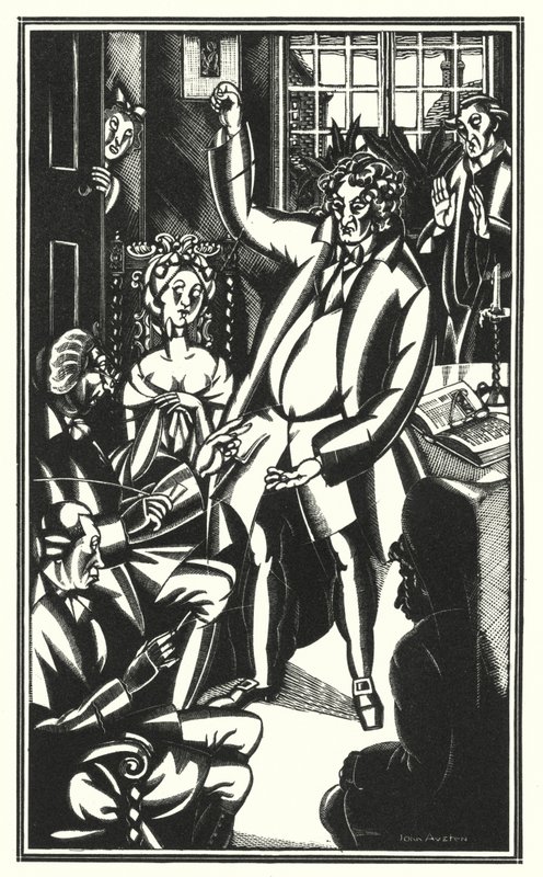 Illustrazione per Tristram Shandy di Laurence Sterne da John Austen
