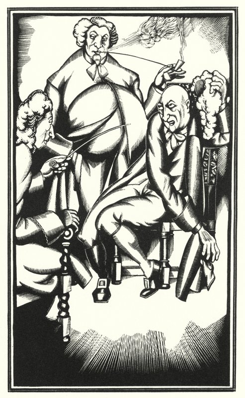 Illustrazione per Tristram Shandy di Laurence Sterne da John Austen