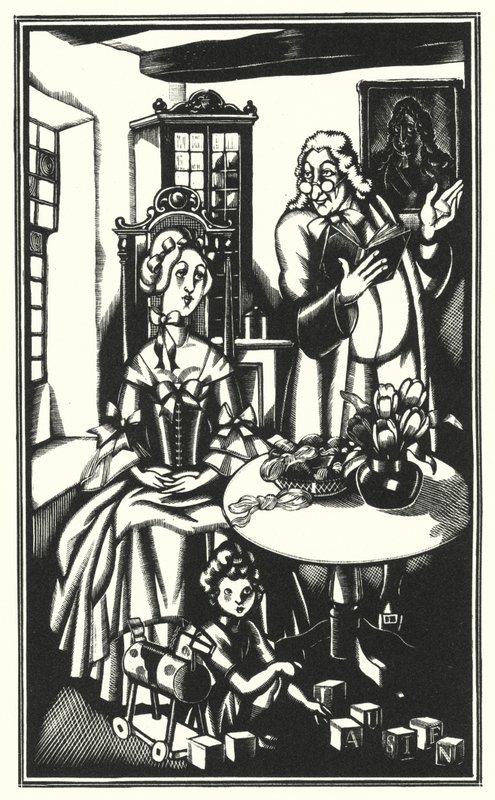Illustrazione per Tristram Shandy di Laurence Sterne da John Austen