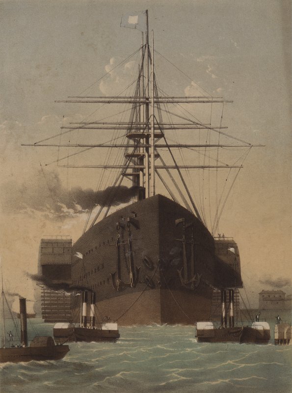 Il Great Eastern, il piroscafo di Isambard Kingdom Brunel da John Brandard