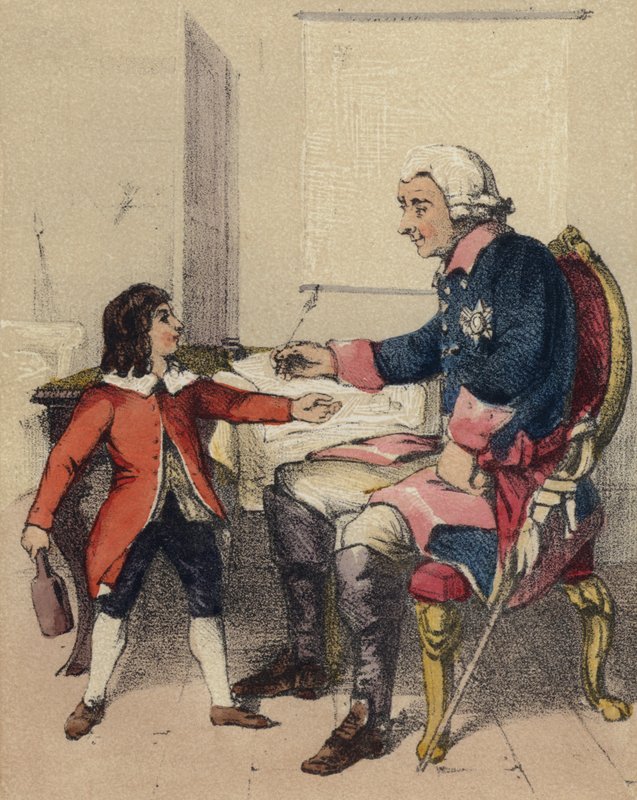 Federico il Grande e suo nipote da John Callcott Horsley