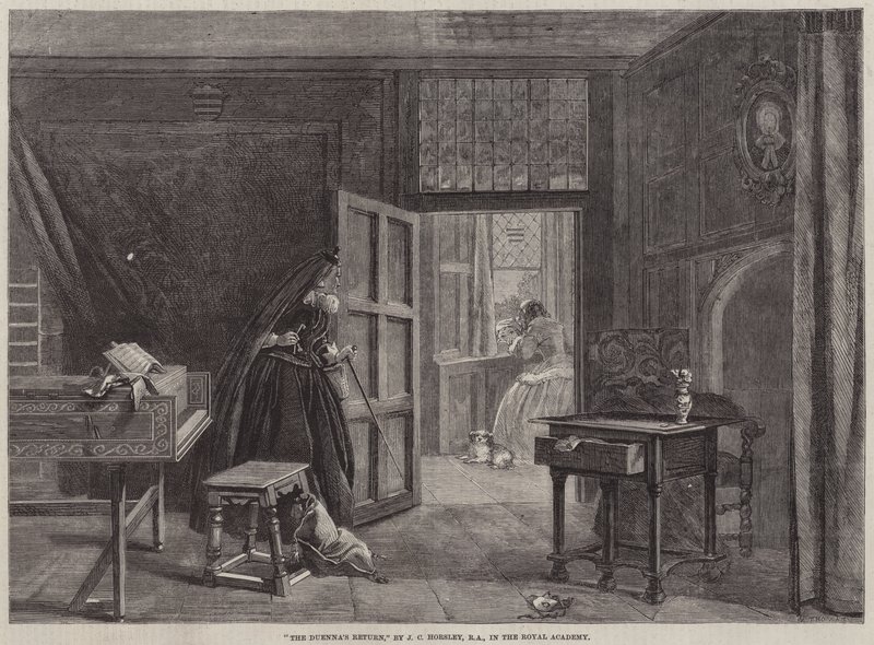 Il ritorno della governante da John Callcott Horsley