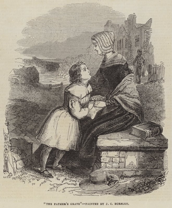 La tomba del padre da John Callcott Horsley