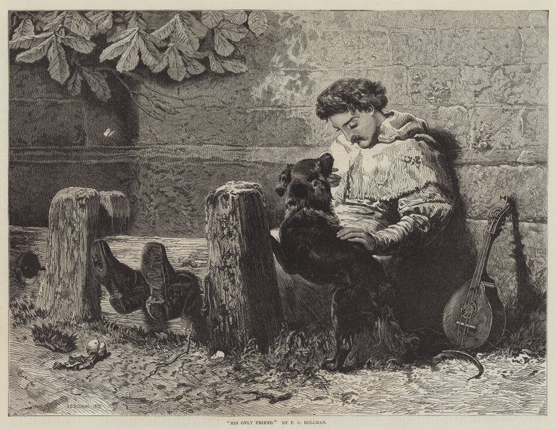 Il Suo Unico Amico da John Charles Dollman