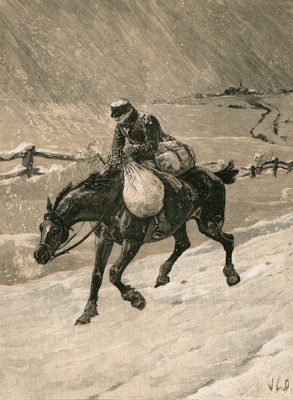 Il postino di Natale da John Charles Dollman
