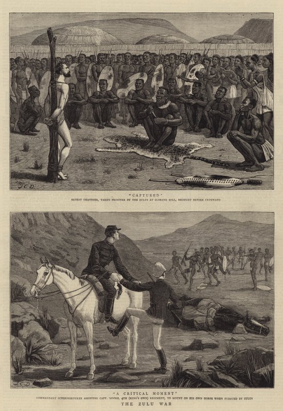 La guerra Zulu da John Charles Dollman