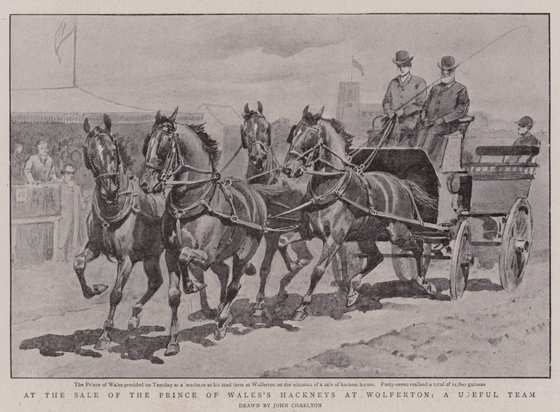 Alla vendita dei cavalli del Principe di Galles a Wolferton, una squadra utile da John Charlton