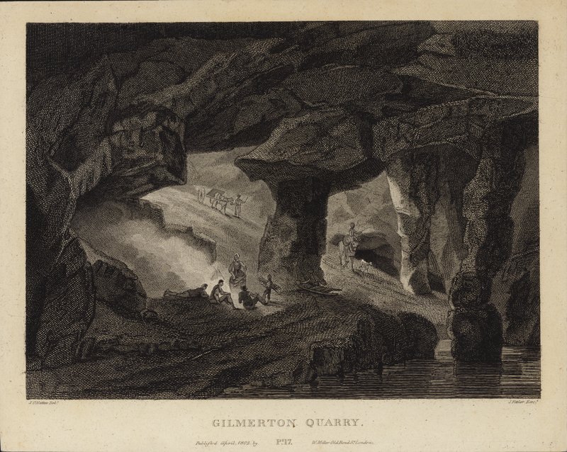 Cava di Gilmerton da John Claude Nattes