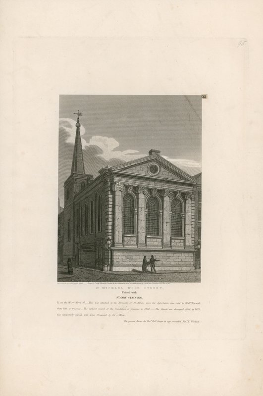 San Michele, Wood Street, Londra da John Coney
