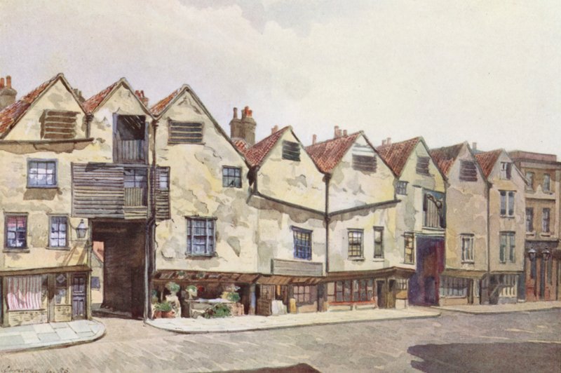 Londra perduta: Antichi tenementi in Bermondsey Street da John Crowther