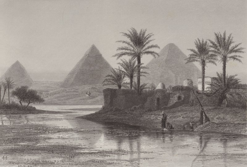 Piramidi di Giza da John Douglas Woodward
