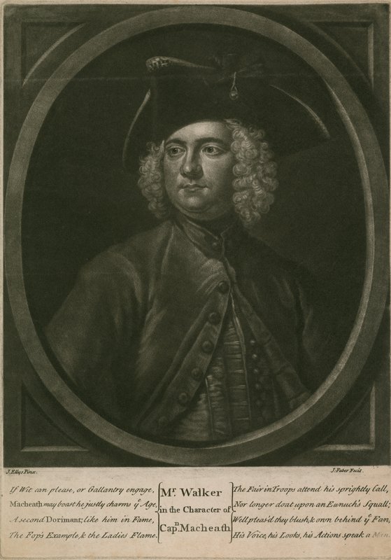 Mr Walker nel ruolo del Capitano Macheath da John Ellys