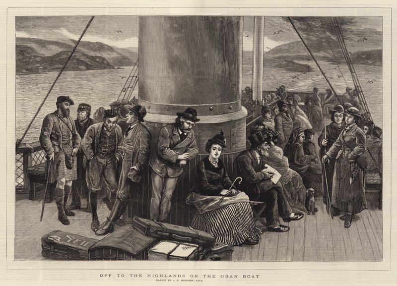 Verso le Highlands sulla barca di Oban da John Evan Hodgson