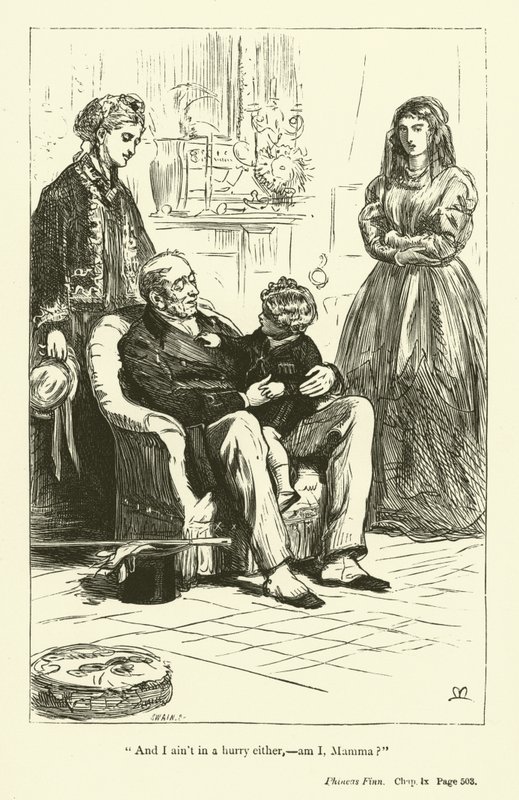 Illustrazione per Phineas Finn di Anthony Trollope da John Everett (after) Millais