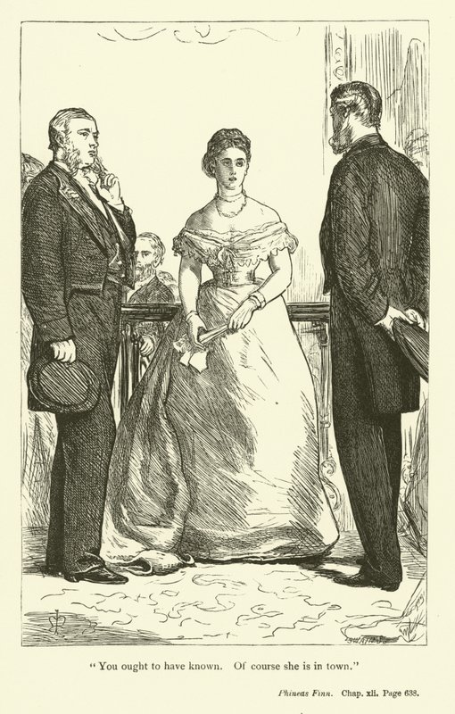 Illustrazione per Phineas Finn di Anthony Trollope da John Everett Millais