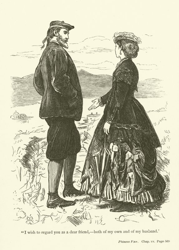 Illustrazione per Phineas Finn di Anthony Trollope da John Everett Millais