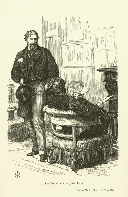 Illustrazione per Phineas Finn di Anthony Trollope da John Everett Millais