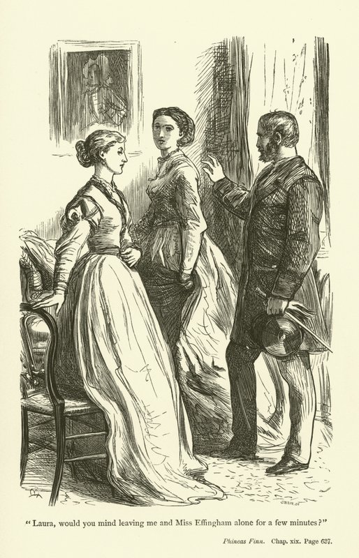 Illustrazione per Phineas Finn di Anthony Trollope da John Everett Millais