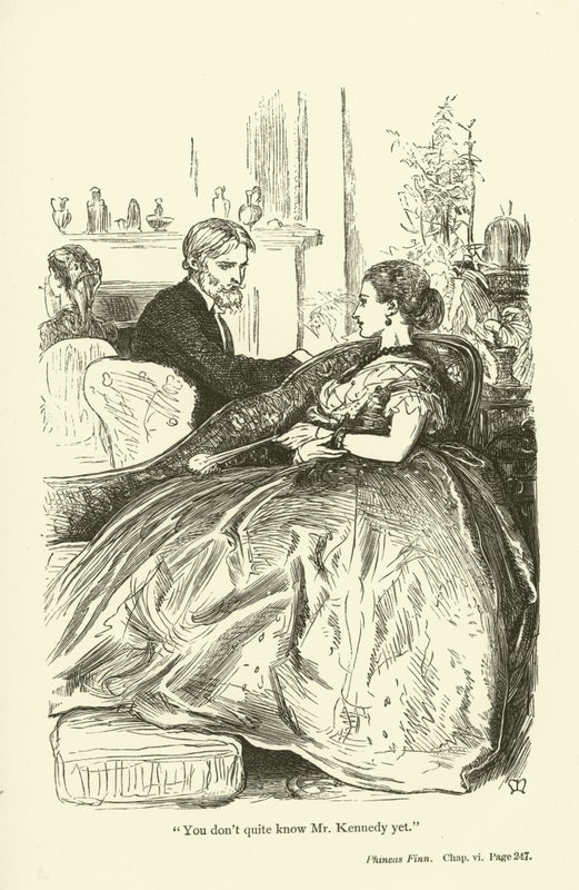 Illustrazione per Phineas Finn di Anthony Trollope da John Everett Millais