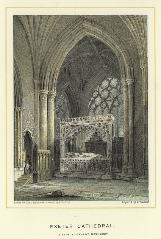 Cattedrale di Exeter, Monumento del Vescovo Stafford da John Francis Salmon