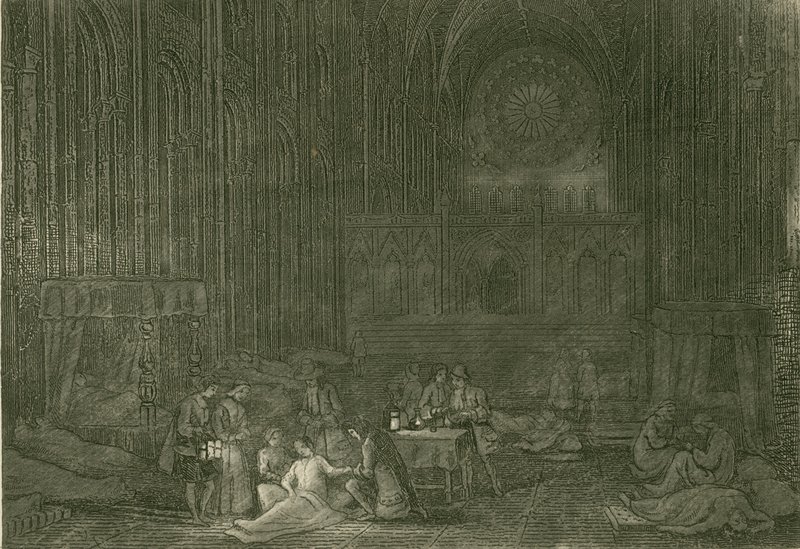 San Paolo convertito in un lazzaretto da John Franklin