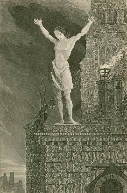 Solomon Eagle che denuncia la città da John Franklin
