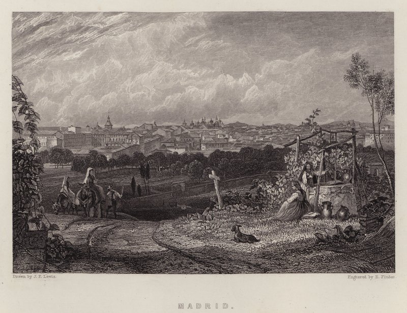 Madrid da John Frederick (after) Lewis