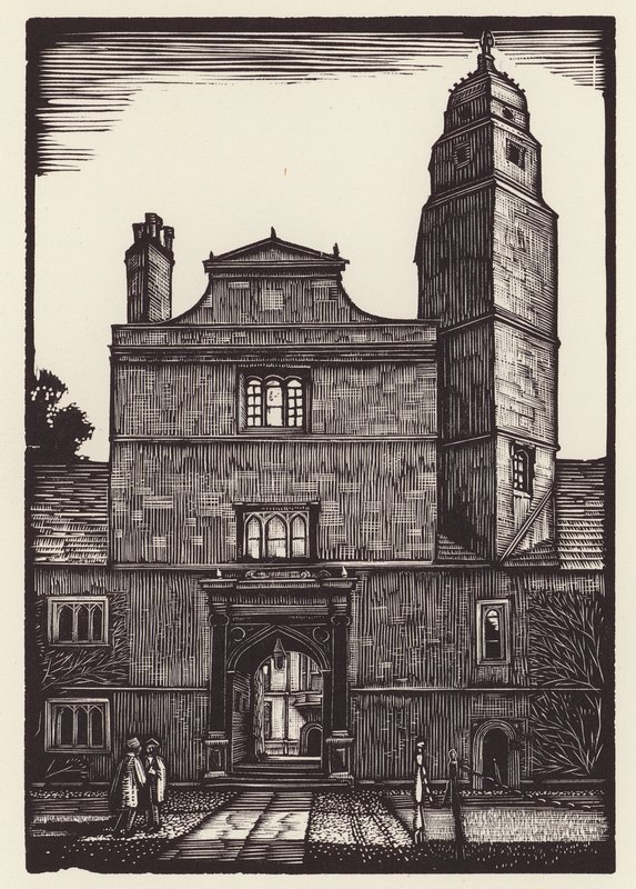 Cambridge: Caius (xilografia) da John Frederick Greenwood