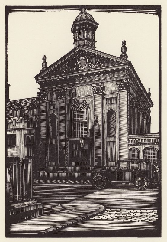 Cambridge: Pembroke (xilografia) da John Frederick Greenwood