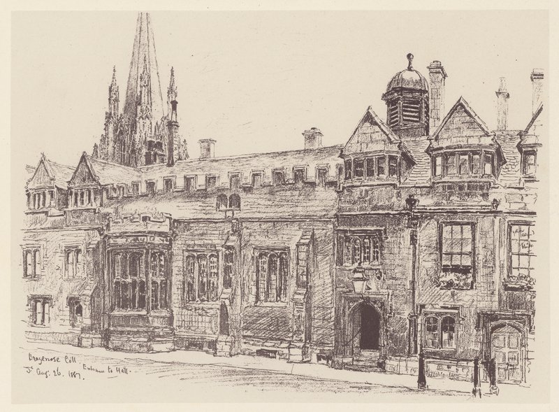 Brasenose College da John Fulleylove