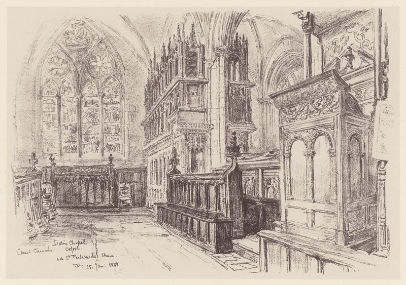 Chiesa di Cristo, Interno della Cappella Latina da John Fulleylove