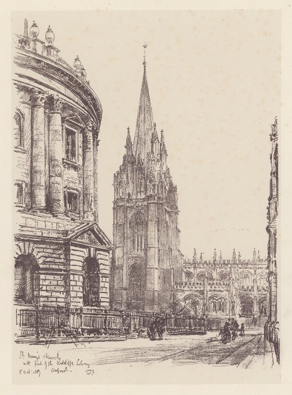 Oxford: Chiesa di Santa Maria da John Fulleylove