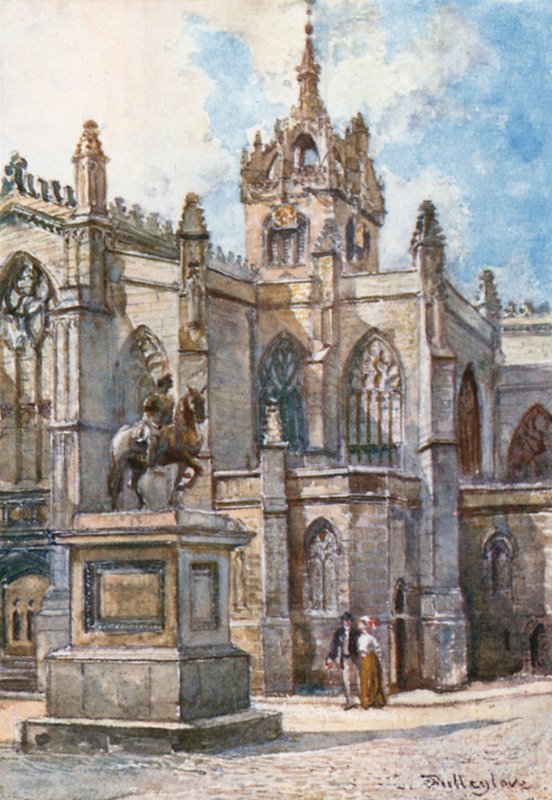 Cattedrale di St. Giles dai tribunali da John Fulleylove