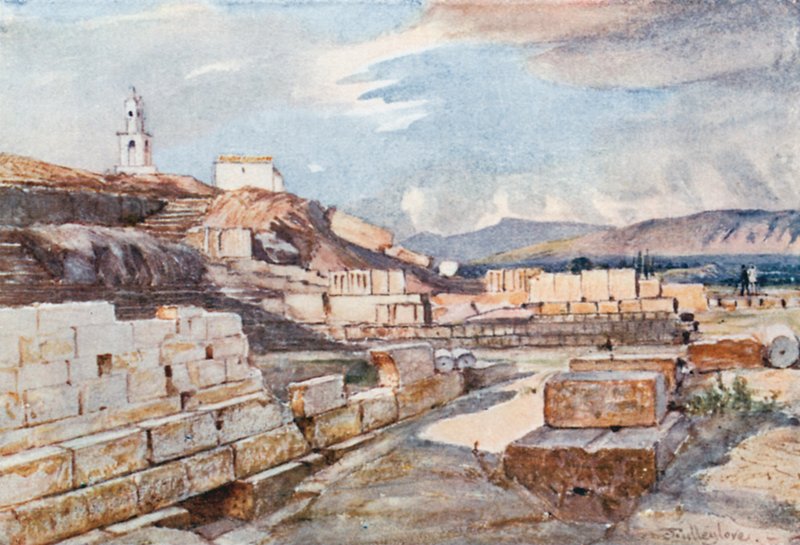 Il grande tempio dei misteri, Eleusi da John Fulleylove